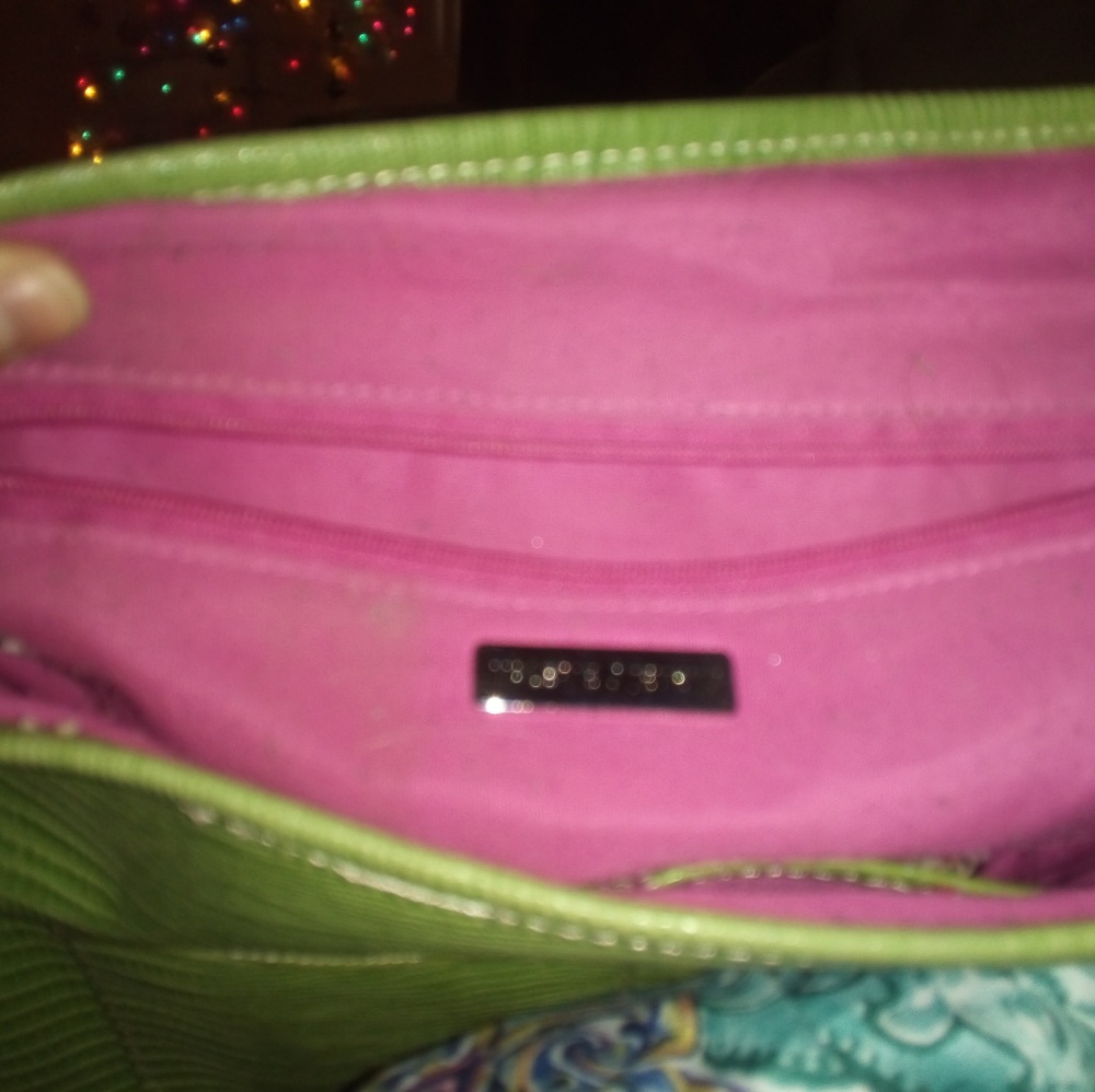 Green handbag